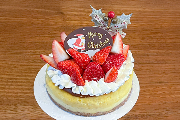 クリスマスベイクドクリームチーズケーキ